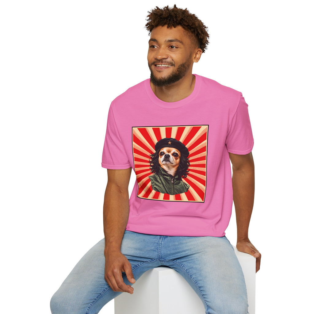 Chih Guevara – The Pawvolution Begins! - Supersoft Unisex T-shirt
