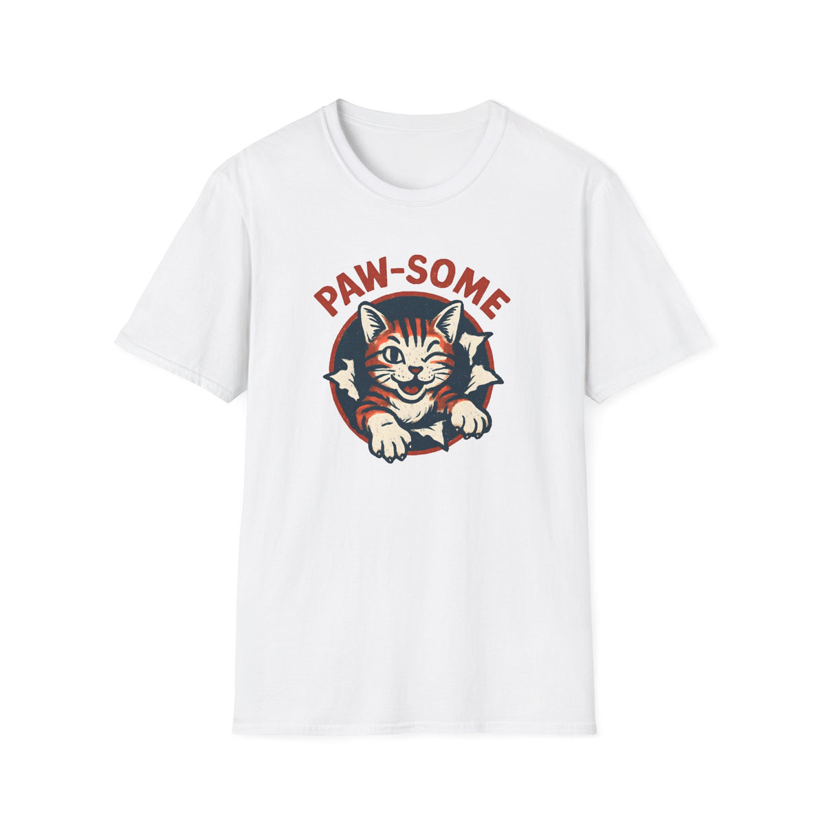 Paw-some Cat –  Supersoft Unisex T-Shirt