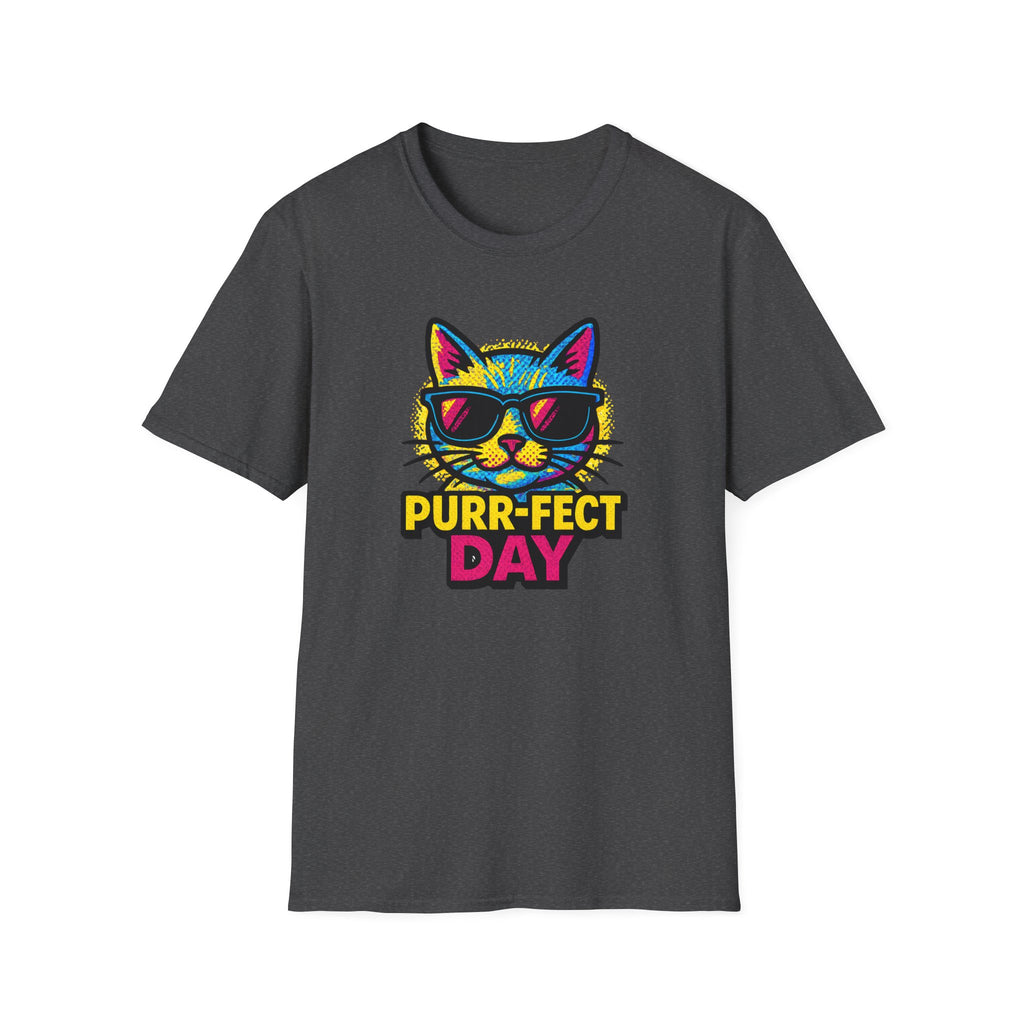 Purr-Fect Day Cat –  Supersoft Unisex T-Shirt