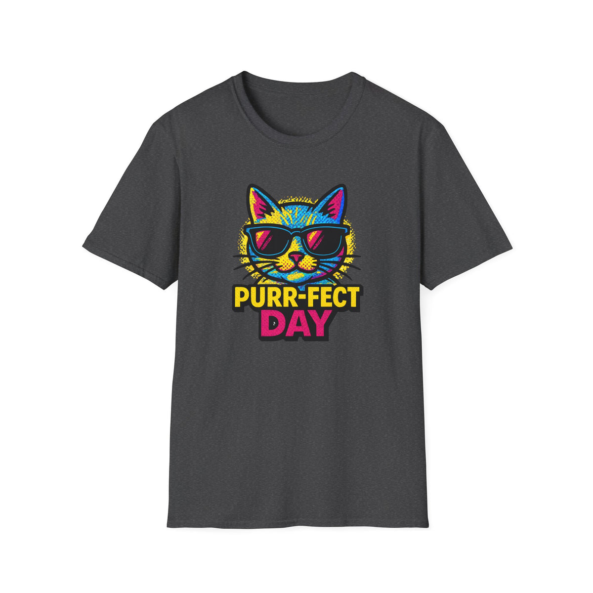 Purr-Fect Day Cat –  Supersoft Unisex T-Shirt