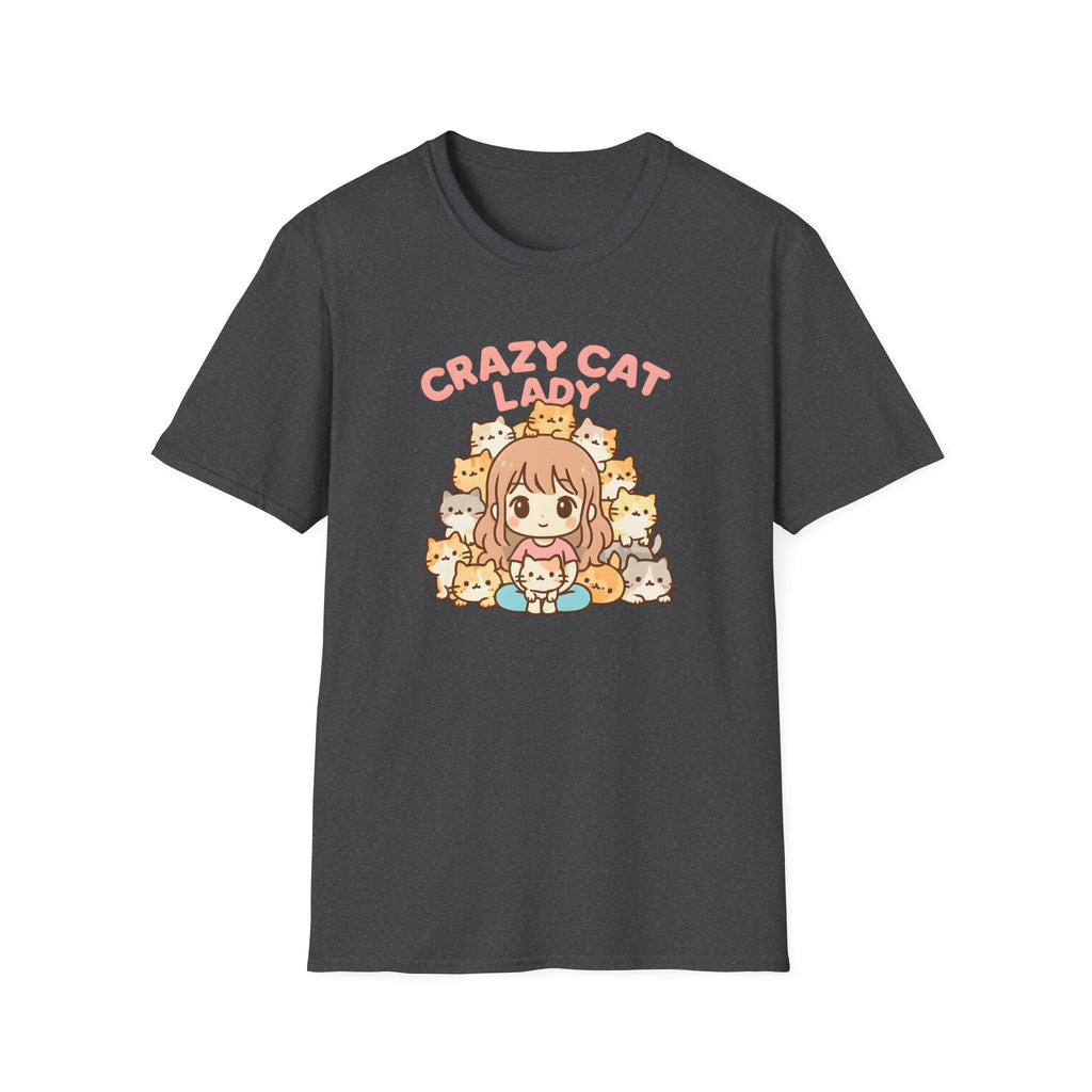 Crazy Cat Lady Cute Kawaii –  Supersoft Unisex T-Shirt