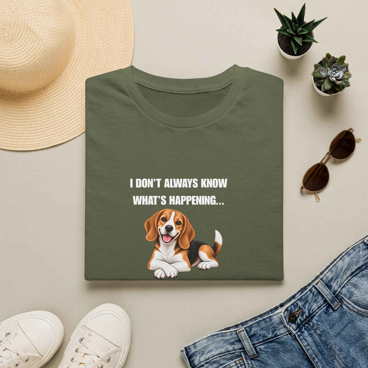 I Don’t Always Know What’s Happening...But When I Do, I’m Still Confused - Beagle Supersoft Unisex T-Shirt