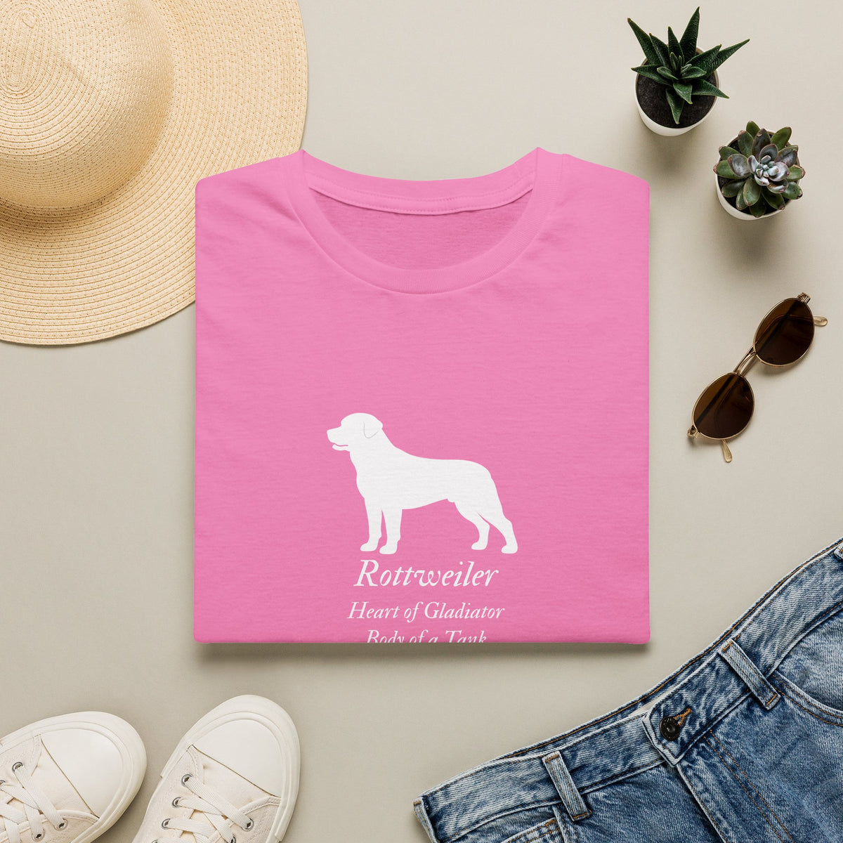 Heart of a Lion - Rottweiler – Supersoft Unisex T-Shirt