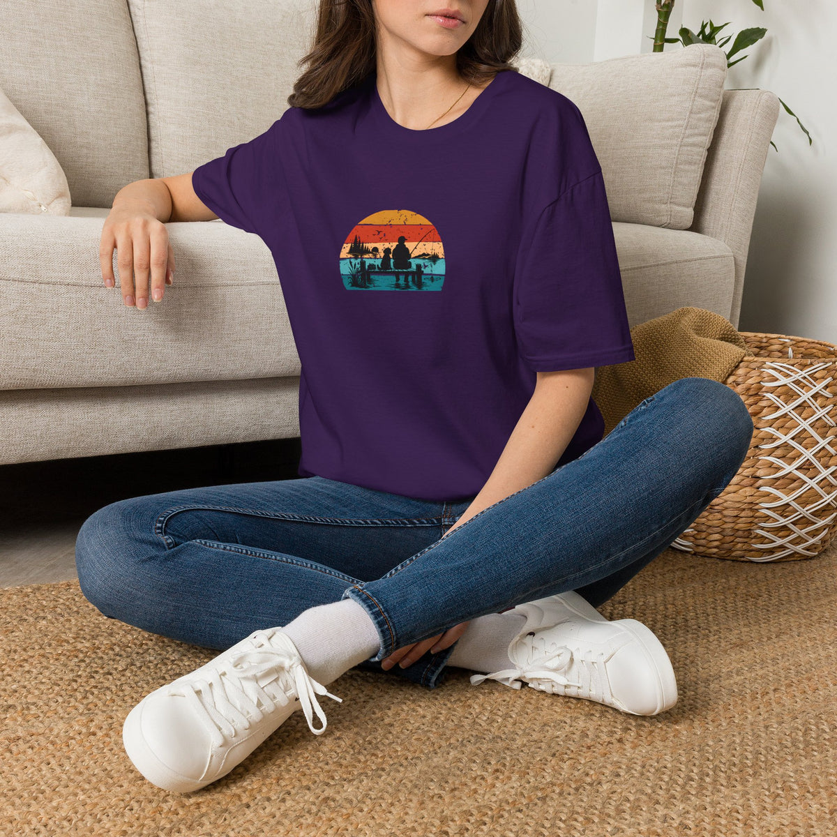 Gone Fishing…With My Best Friend –  Supersoft Unisex T-Shirt