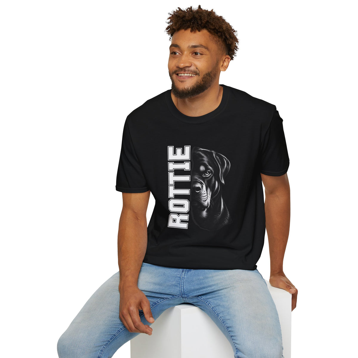 Rottweiler On Duty - Supersoft Unisex T-shirt