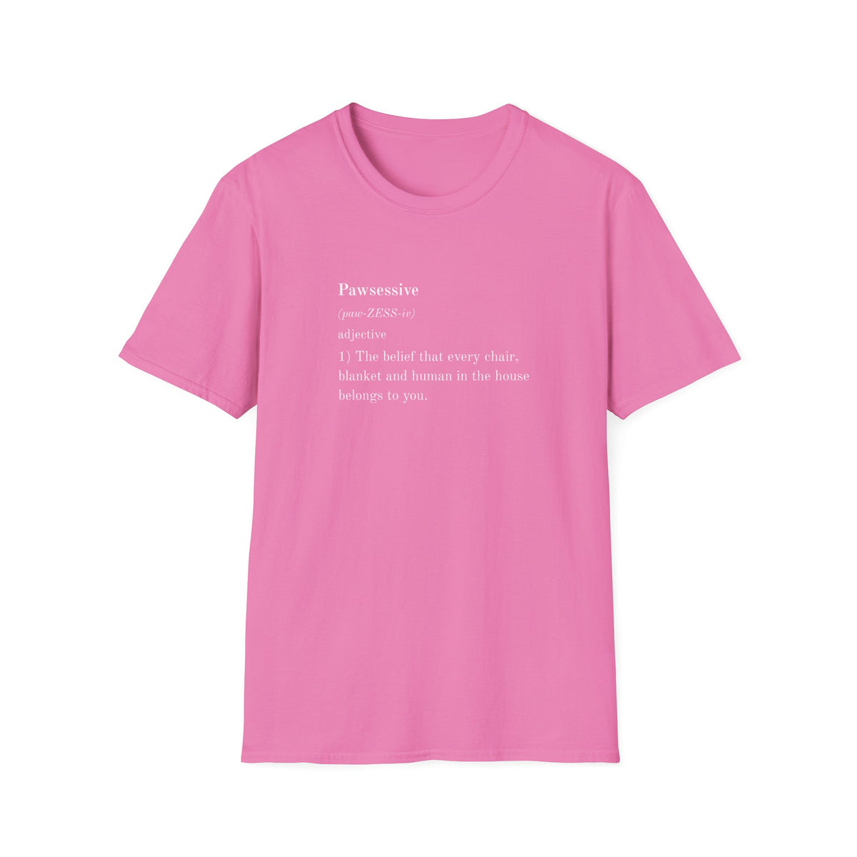 Dictionary of Dog - Pawssessive -  Supersoft Unisex T-Shirt