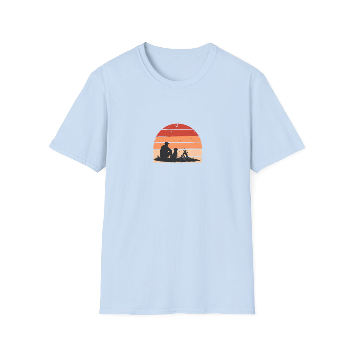 Campfire, Dog & Absolutely Nowhere Else to Be –  Supersoft Unisex T-Shirt