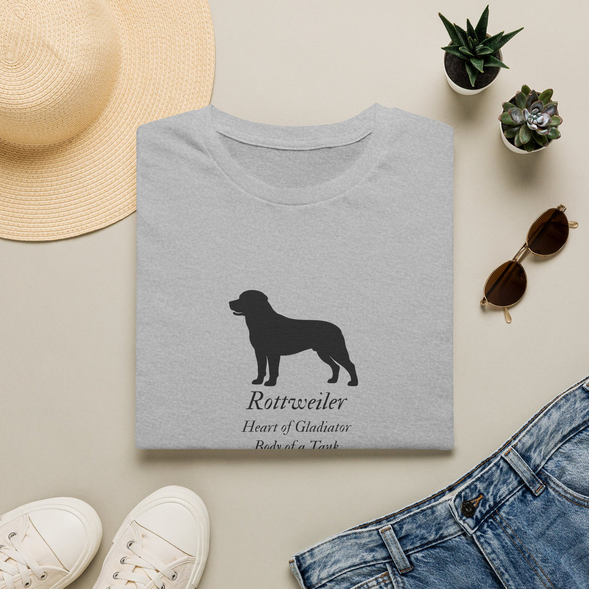 Heart of a Lion - Rottweiler – Supersoft Unisex T-Shirt