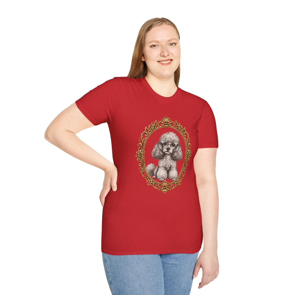 The Esteemed Lady Pawsworth – Poodle - Supersoft Unisex T-shirt