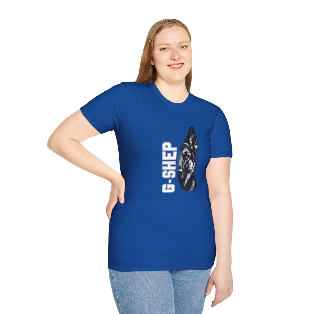 German Shepherd On Duty - Supersoft Unisex T-shirt