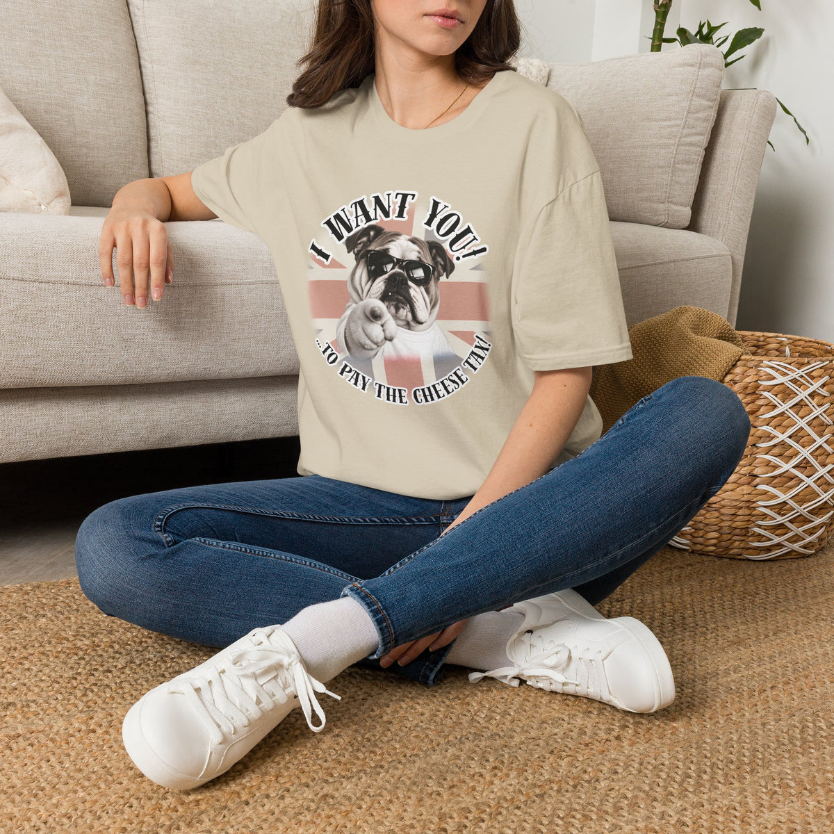 I WANT YOU!...To Pay the Cheese Tax! – British Bulldog - Supersoft Unisex T-shirt