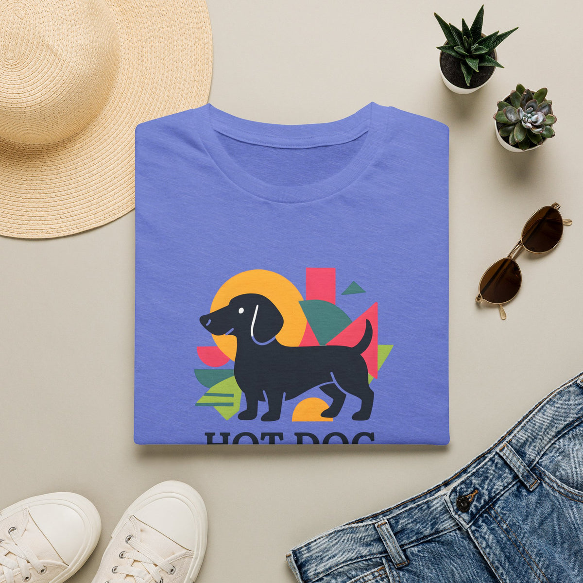 Hot Dog Energy –  Supersoft Unisex T-Shirt