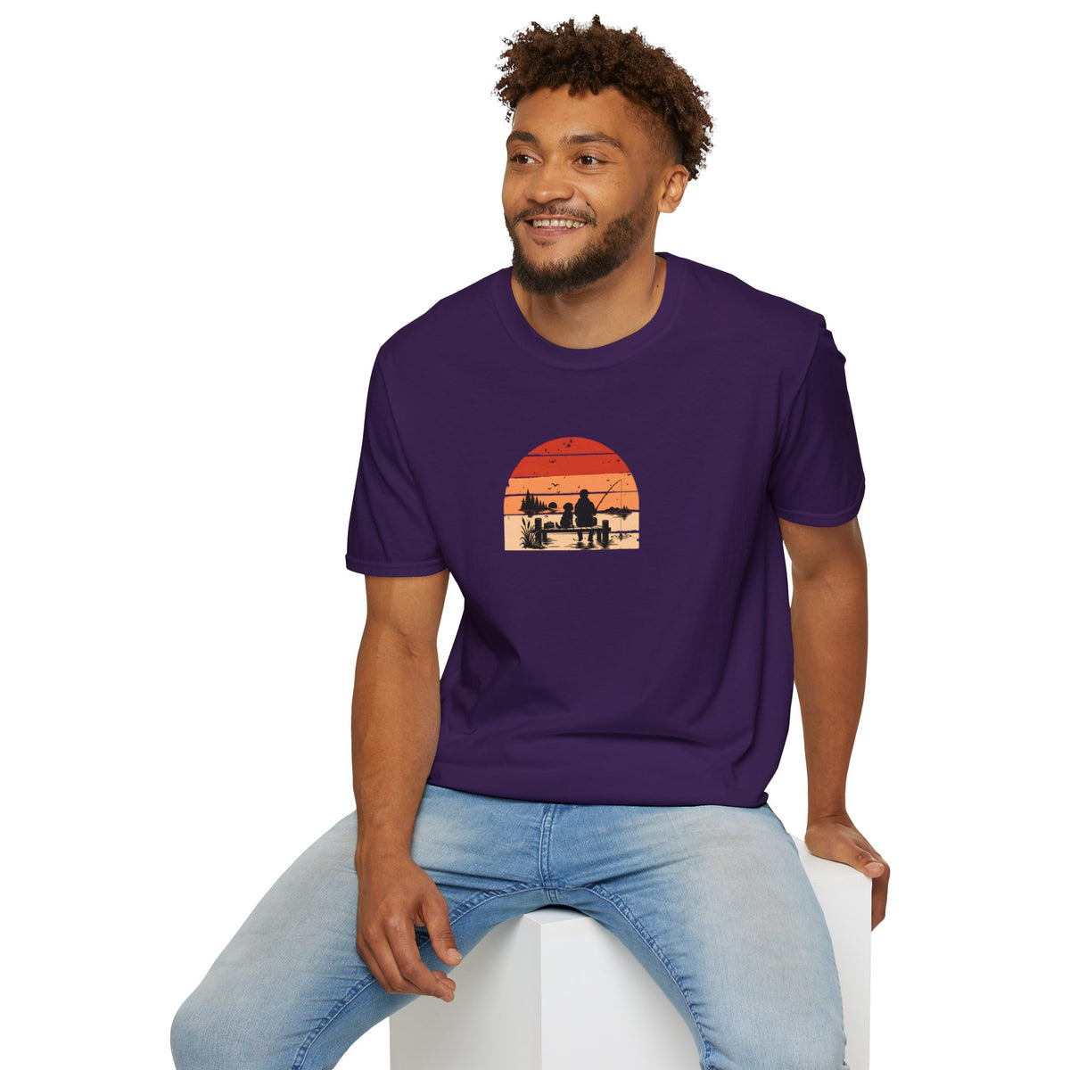 Gone Fishing…Brought the Dog –  Supersoft Unisex T-Shirt