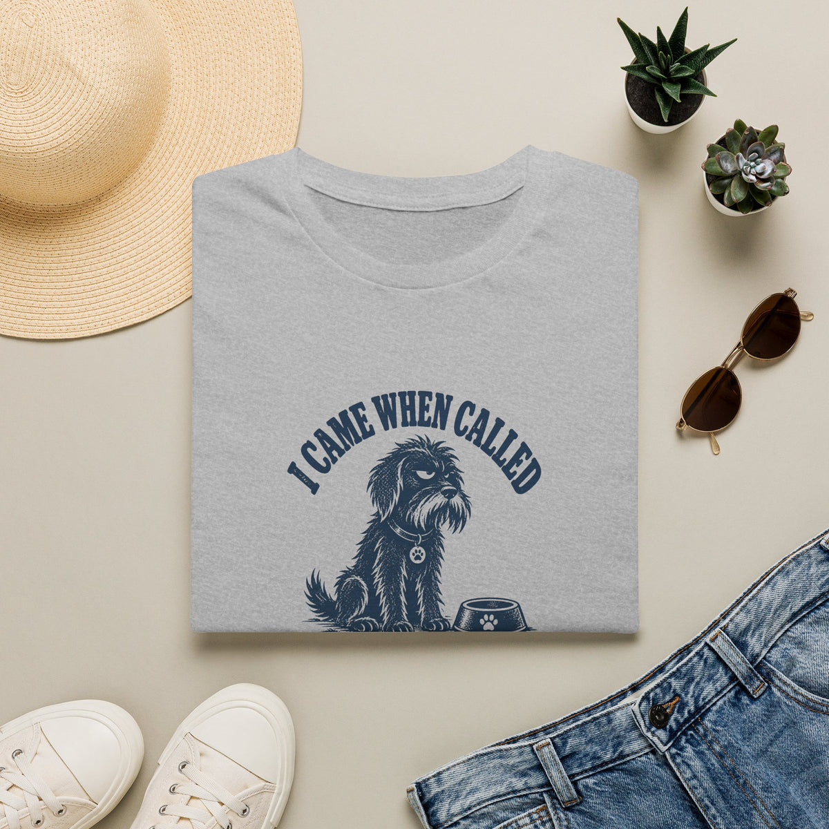 Grumpy Dog - I Came When Called...There Was No Cheese –  Supersoft Unisex T-Shirt