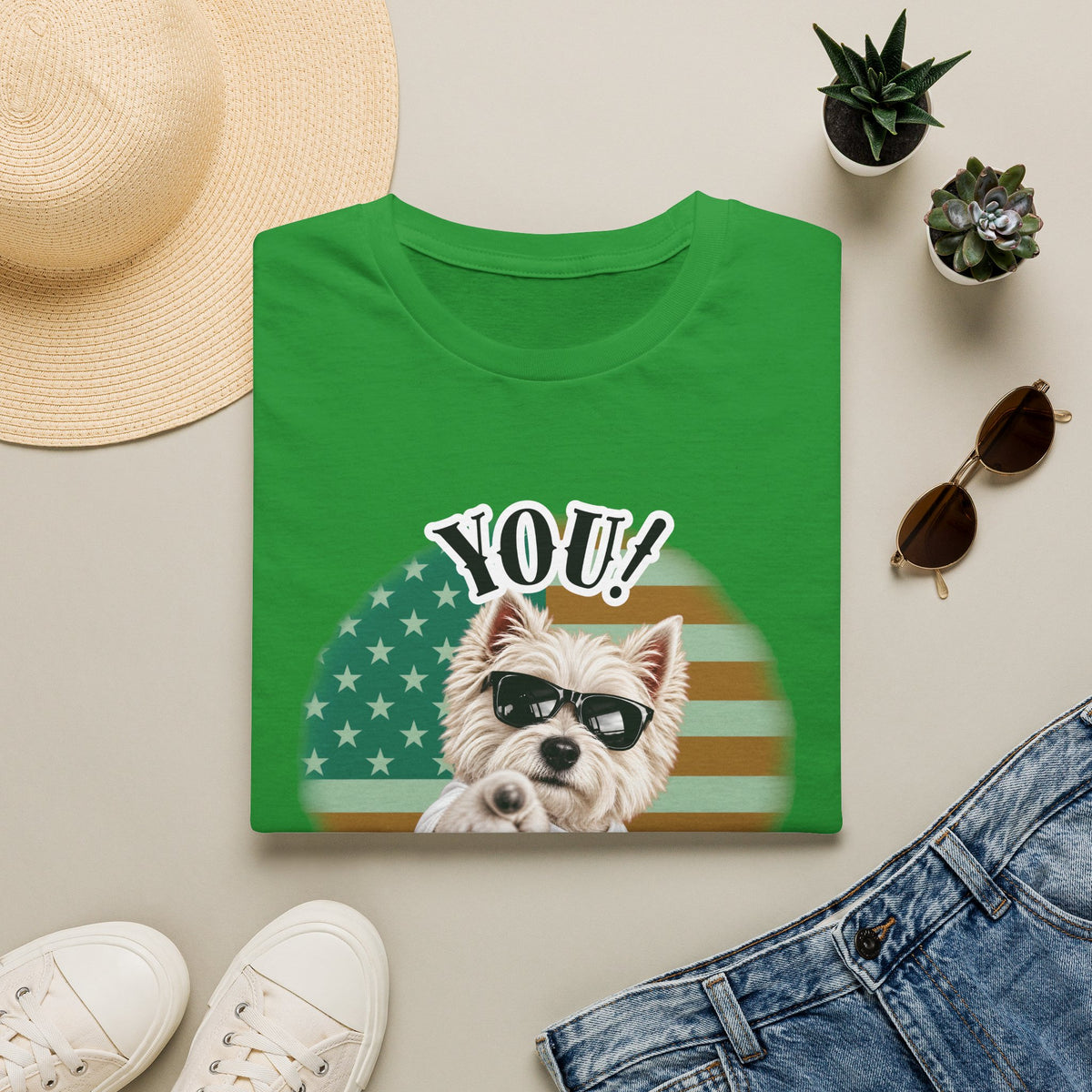 YOU!...Stay Cool! – West Highland Terrier - Supersoft Unisex T-shirt