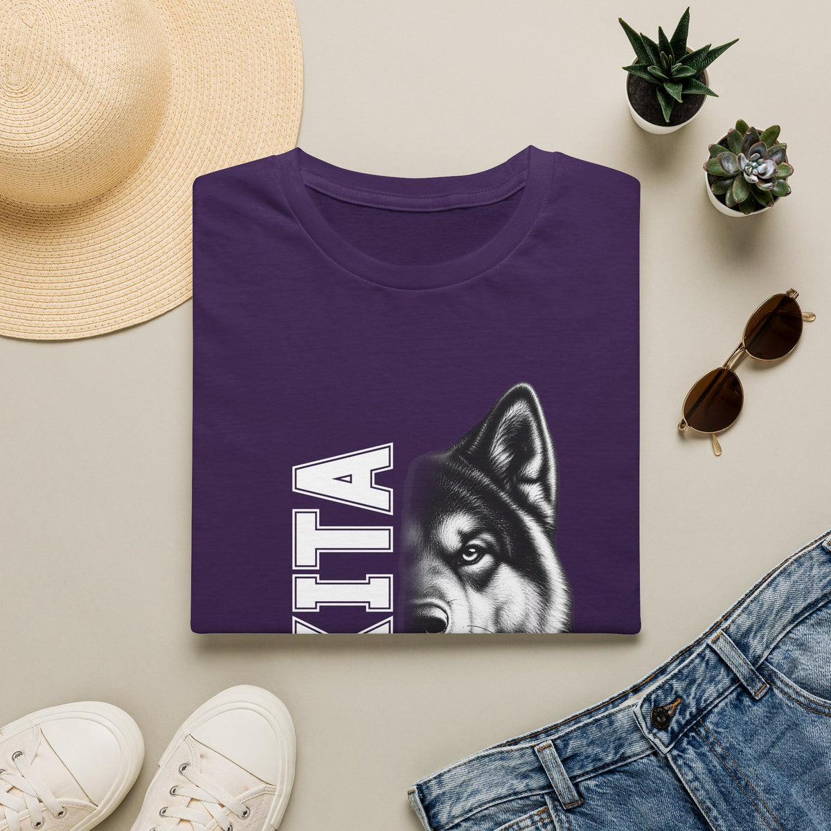 Akita On Duty - Supersoft Unisex T-shirt