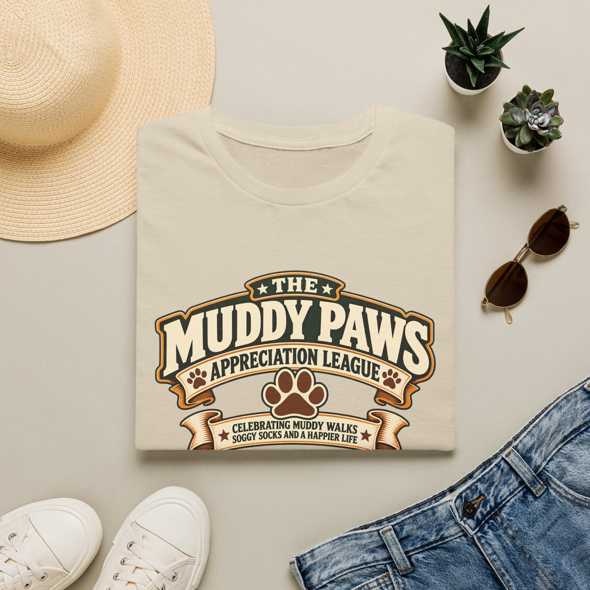 The Muddy Paws Appreciation League - Supersoft Unisex T-shirt