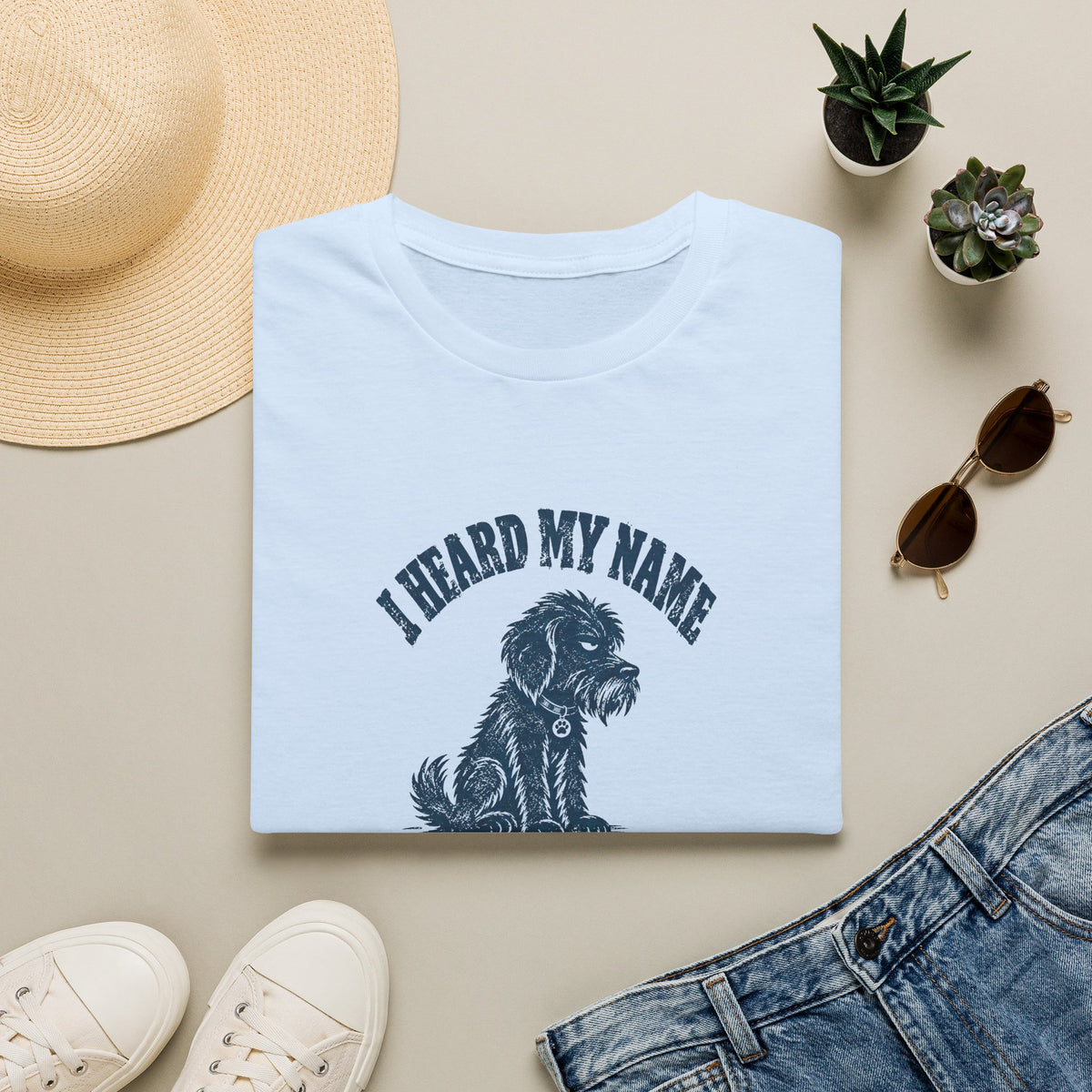 Grumpy Dog - I Heard My Name I Chose Not to Respond –  Supersoft Unisex T-Shirt