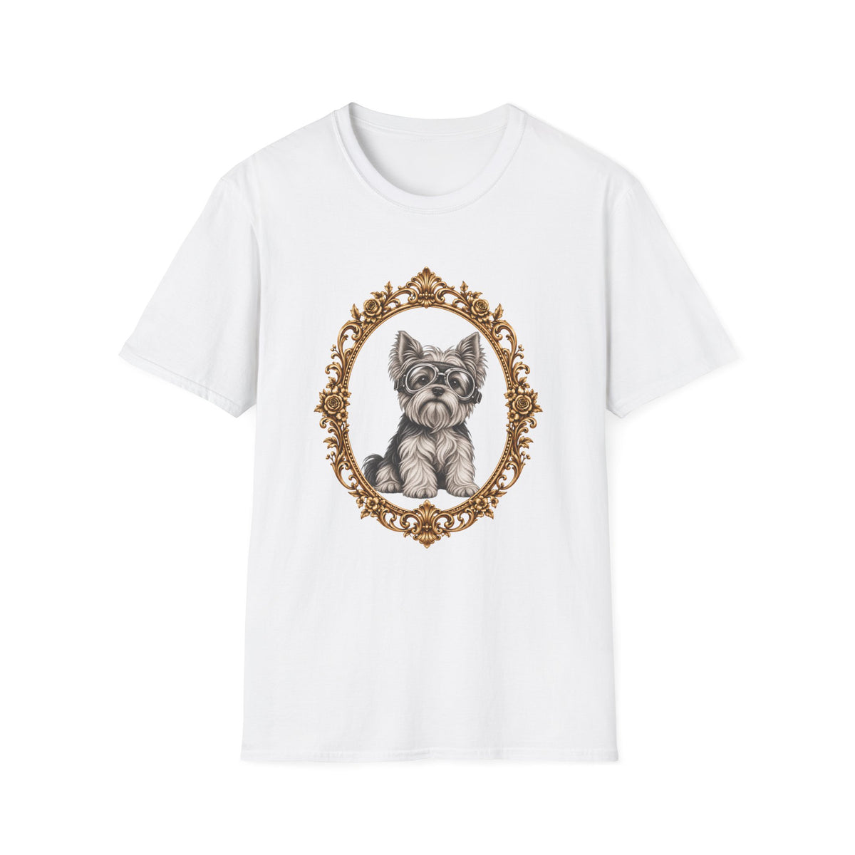 The Flying Yorkie – Yorkshire Terrier - Supersoft Unisex T-shirt