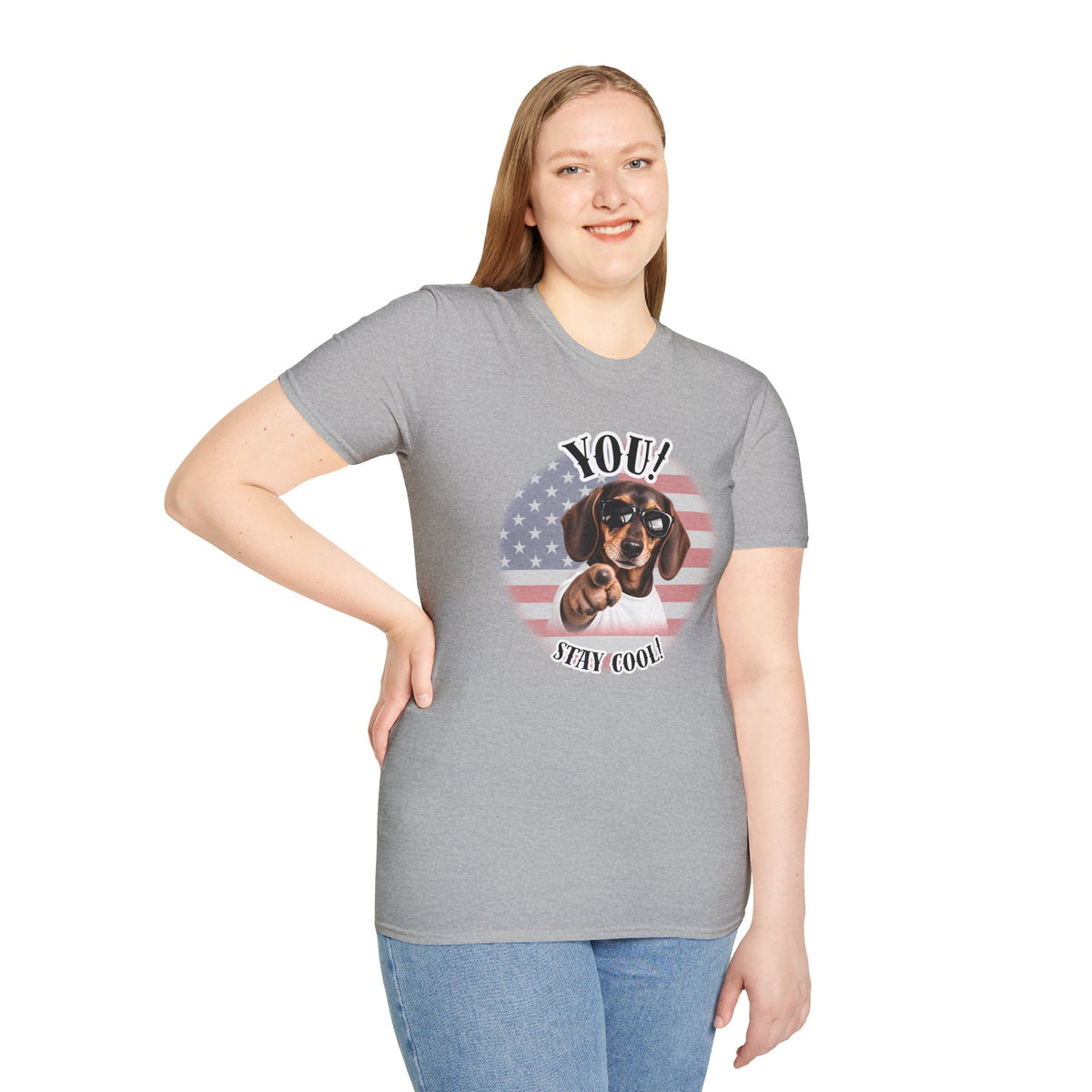 YOU!...Stay Cool! – Dachshund - Supersoft Unisex T-shirt
