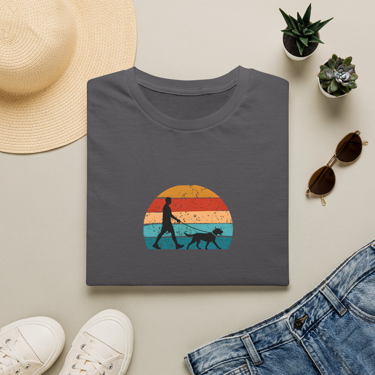 Walkies...Wherever the Dog Decides –  Supersoft Unisex T-Shirt