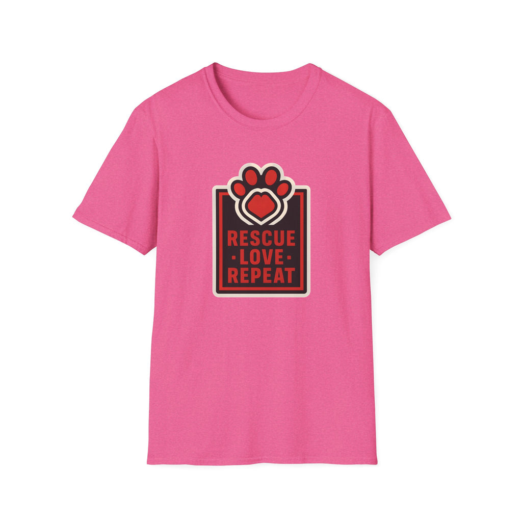 Rescue Love Repeat –  Supersoft Unisex T-Shirt