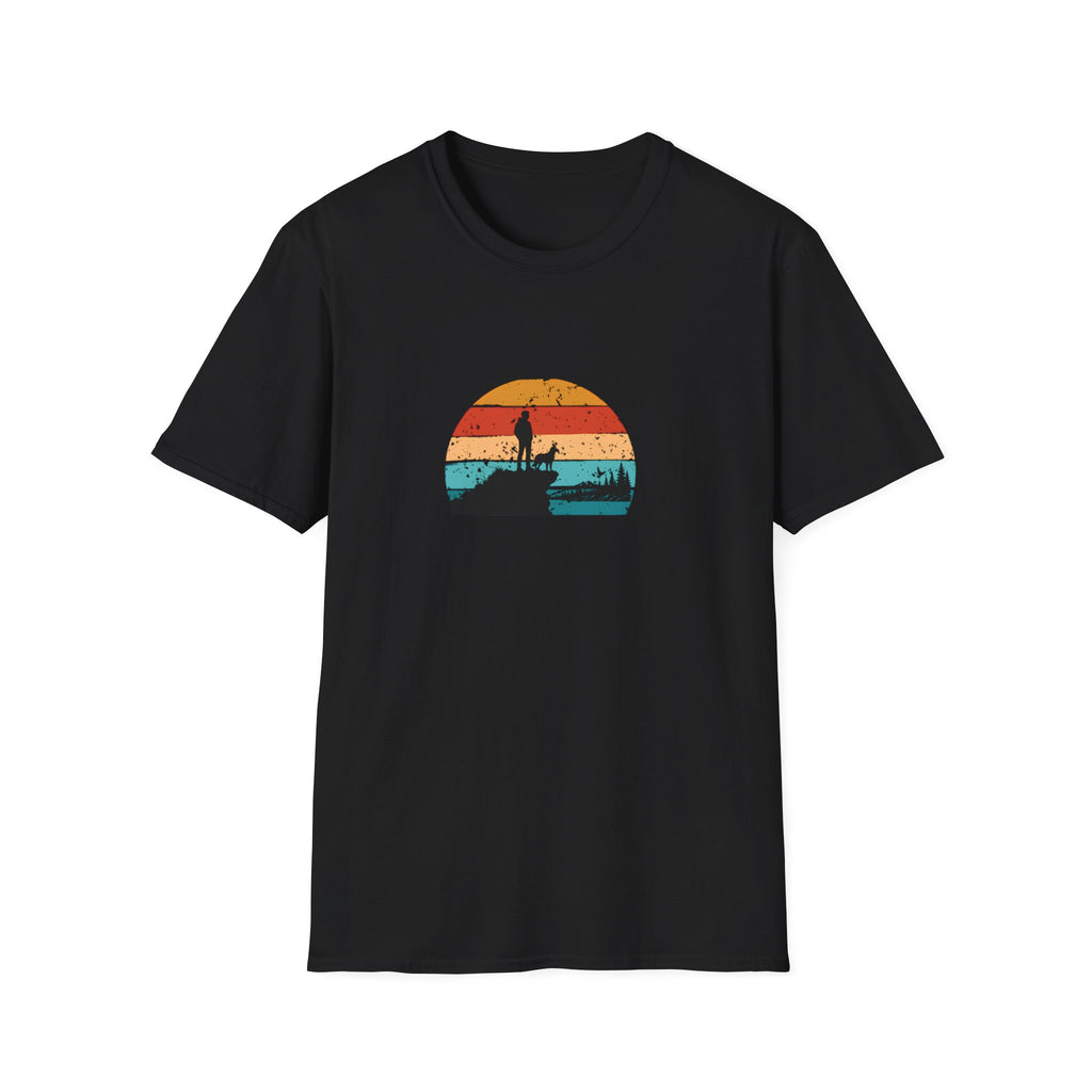 The Best View Comes With a Dog –  Supersoft Unisex T-Shirt