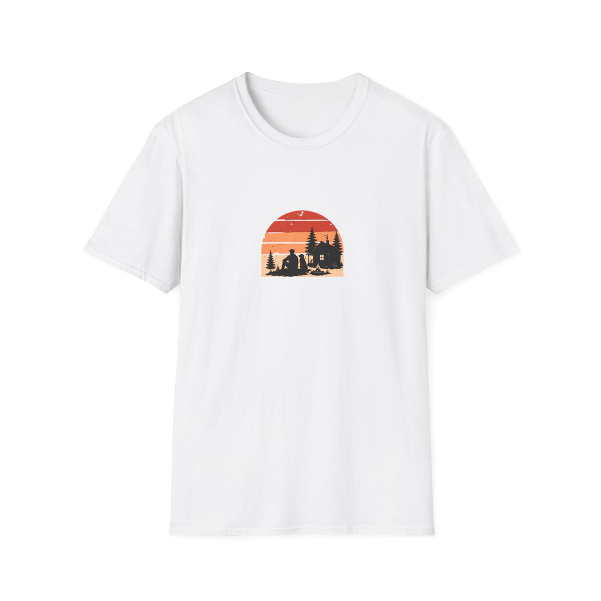 Cabin, Campfire & My Best Friend –  Supersoft Unisex T-Shirt