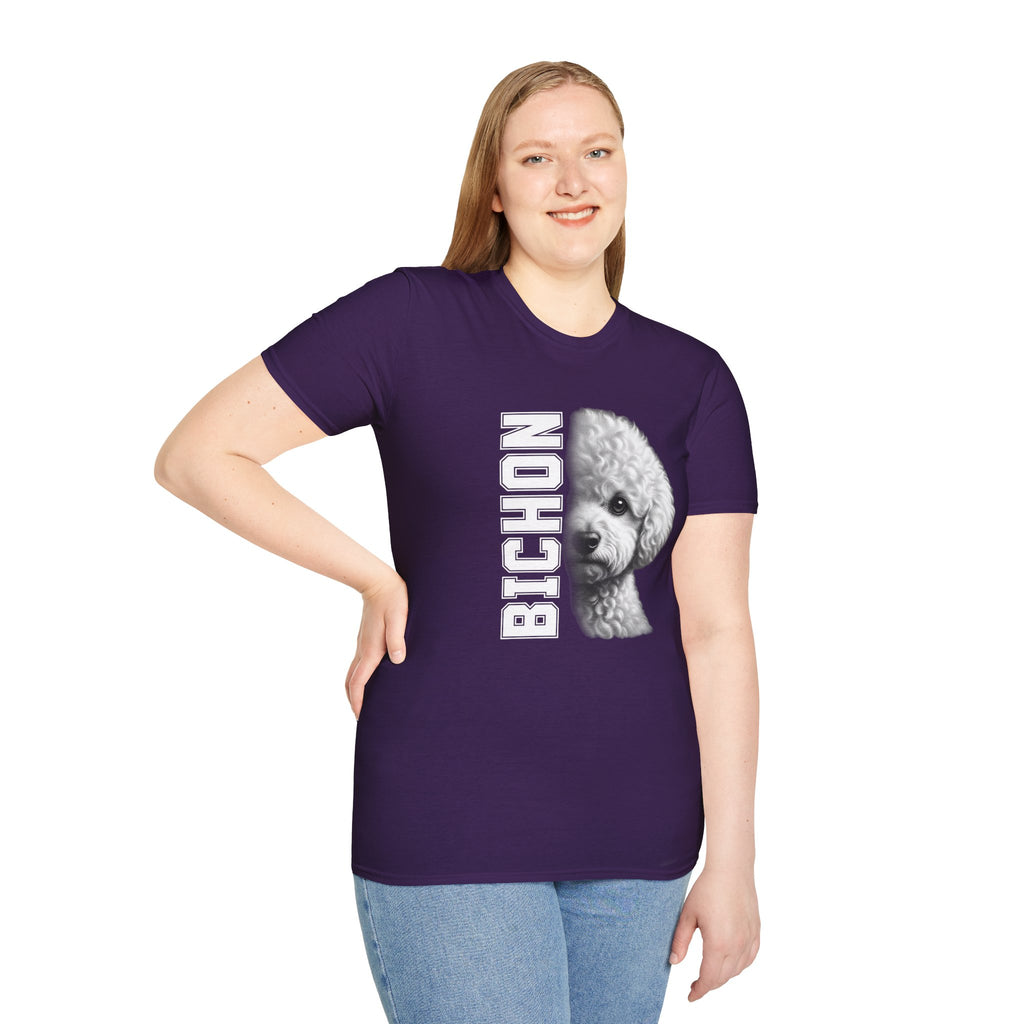 Bichon Frise On Duty - Supersoft Unisex T-shirt