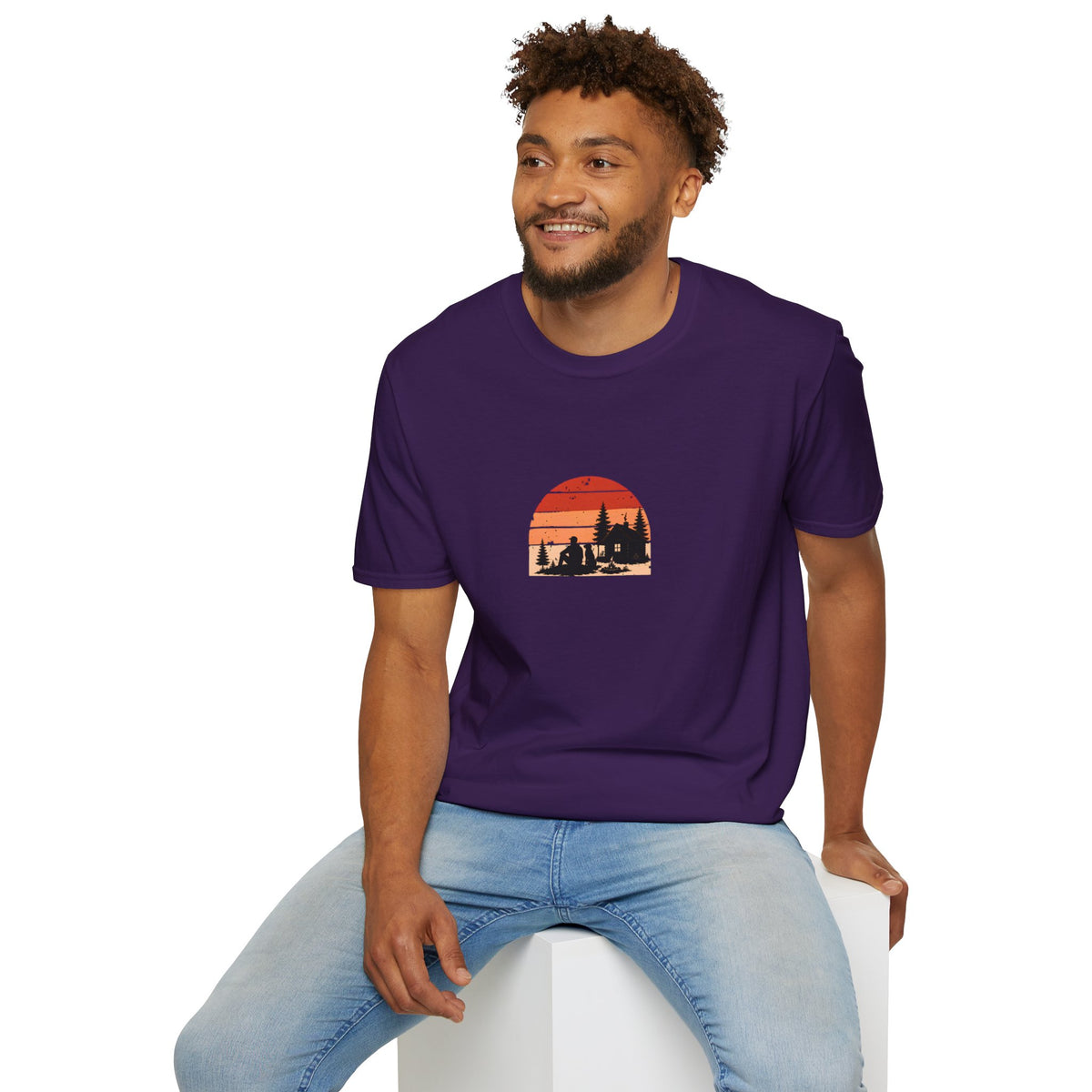 Cabin, Campfire & My Best Friend –  Supersoft Unisex T-Shirt