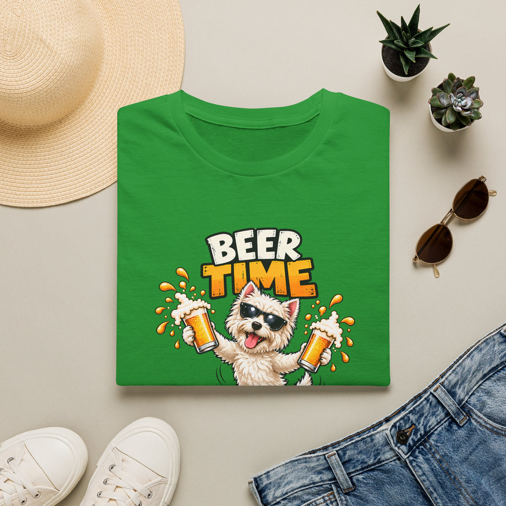 Beer Time, Madafakas! – West Highland Terrier - Supersoft Unisex T-shirt
