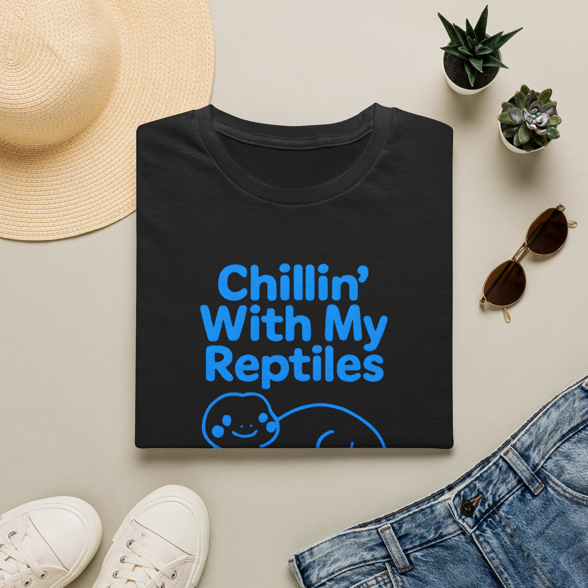 Chillin' With My Reptiles –  Supersoft Unisex T-Shirt