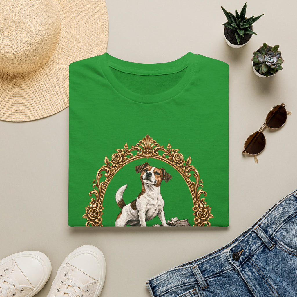 Sir Jack of the Shredded Cushion – Jack Russell - Supersoft Unisex T-shirt
