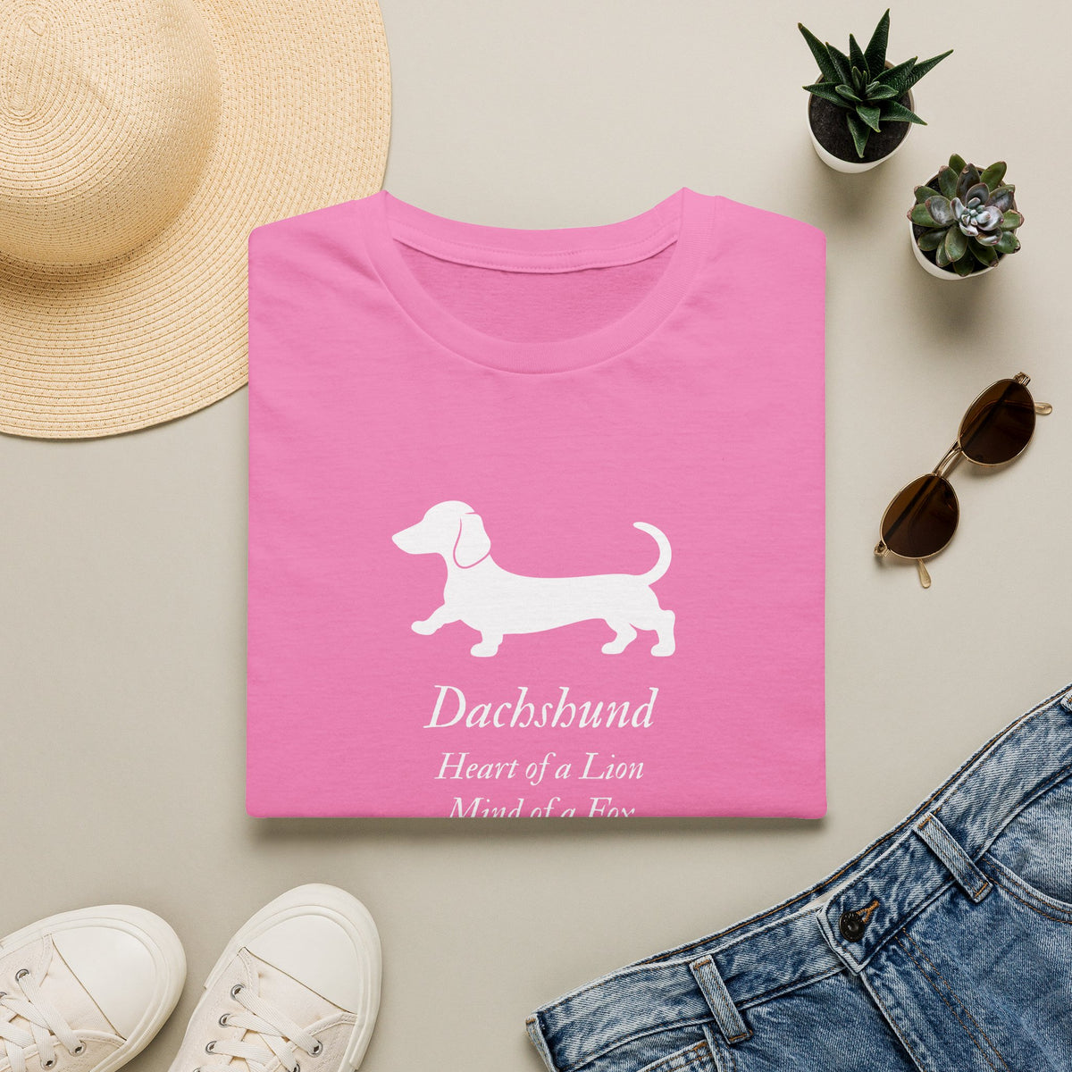 Heart of a Lion - Dachshund – Supersoft Unisex T-Shirt