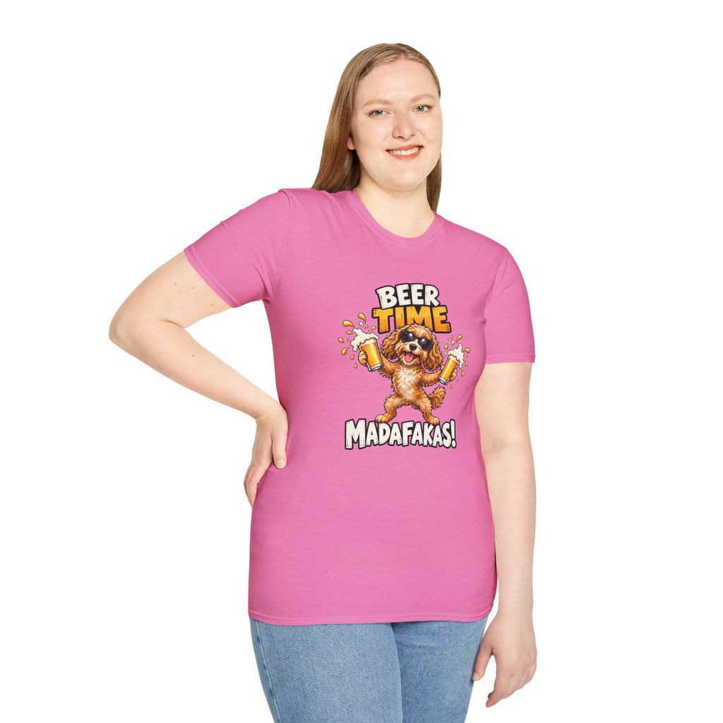 Beer Time, Madafakas! – Cockapoo - Supersoft Unisex T-shirt