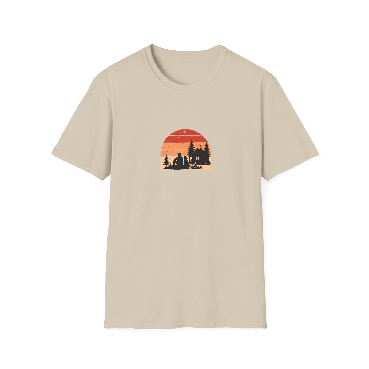 Cabin, Campfire & My Best Friend –  Supersoft Unisex T-Shirt