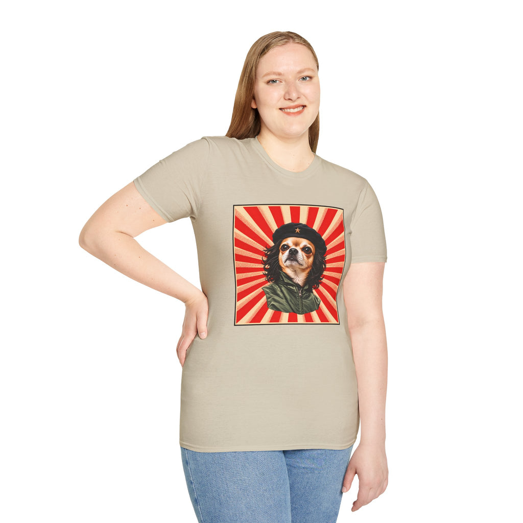 Chih Guevara – The Pawvolution Begins! - Supersoft Unisex T-shirt