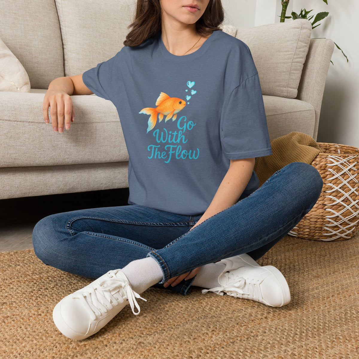 Go With The Flow –  Supersoft Unisex T-Shirt