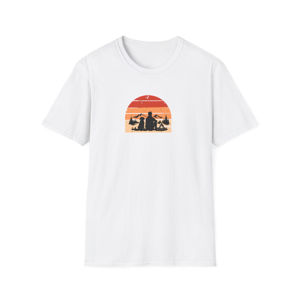Campfires, Mountains & My Best Friend –  Supersoft Unisex T-Shirt