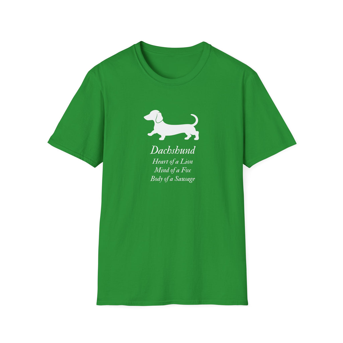 Heart of a Lion - Dachshund – Supersoft Unisex T-Shirt