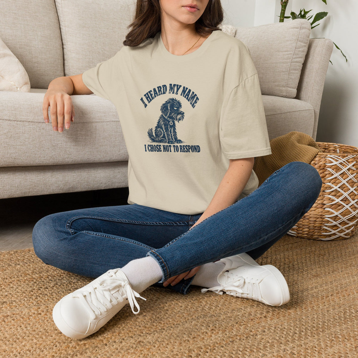 Grumpy Dog - I Heard My Name I Chose Not to Respond –  Supersoft Unisex T-Shirt