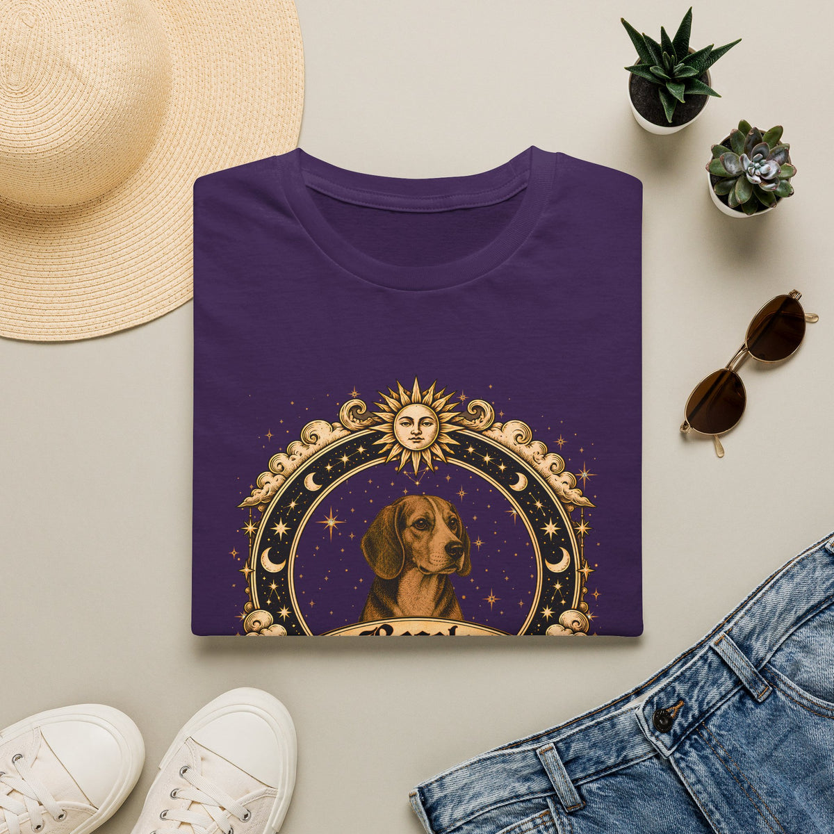 Zodiac Capricorn Beagle - Dog Horoscope Star Sign - Supersoft Unisex T-shirt