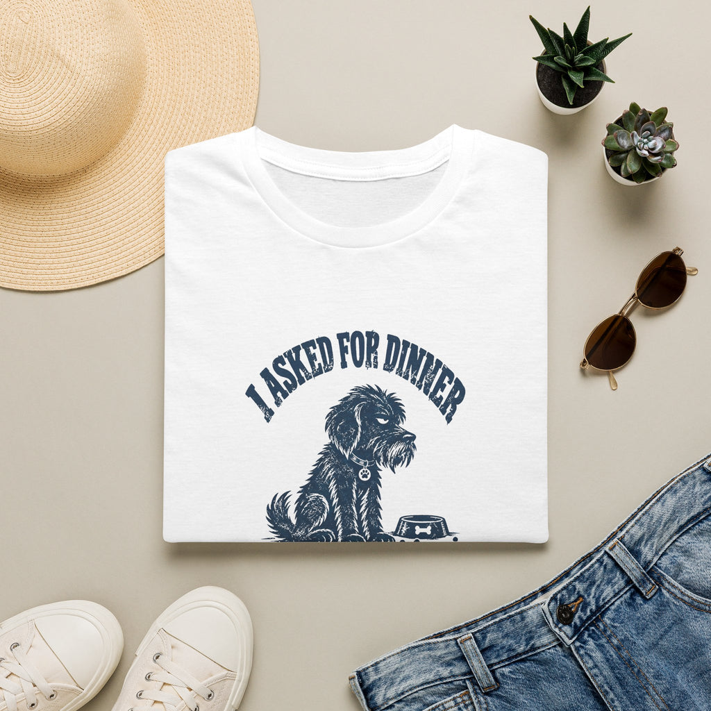 Grumpy Dog - I Asked For Dinner — Supersoft Unisex T-Shirt