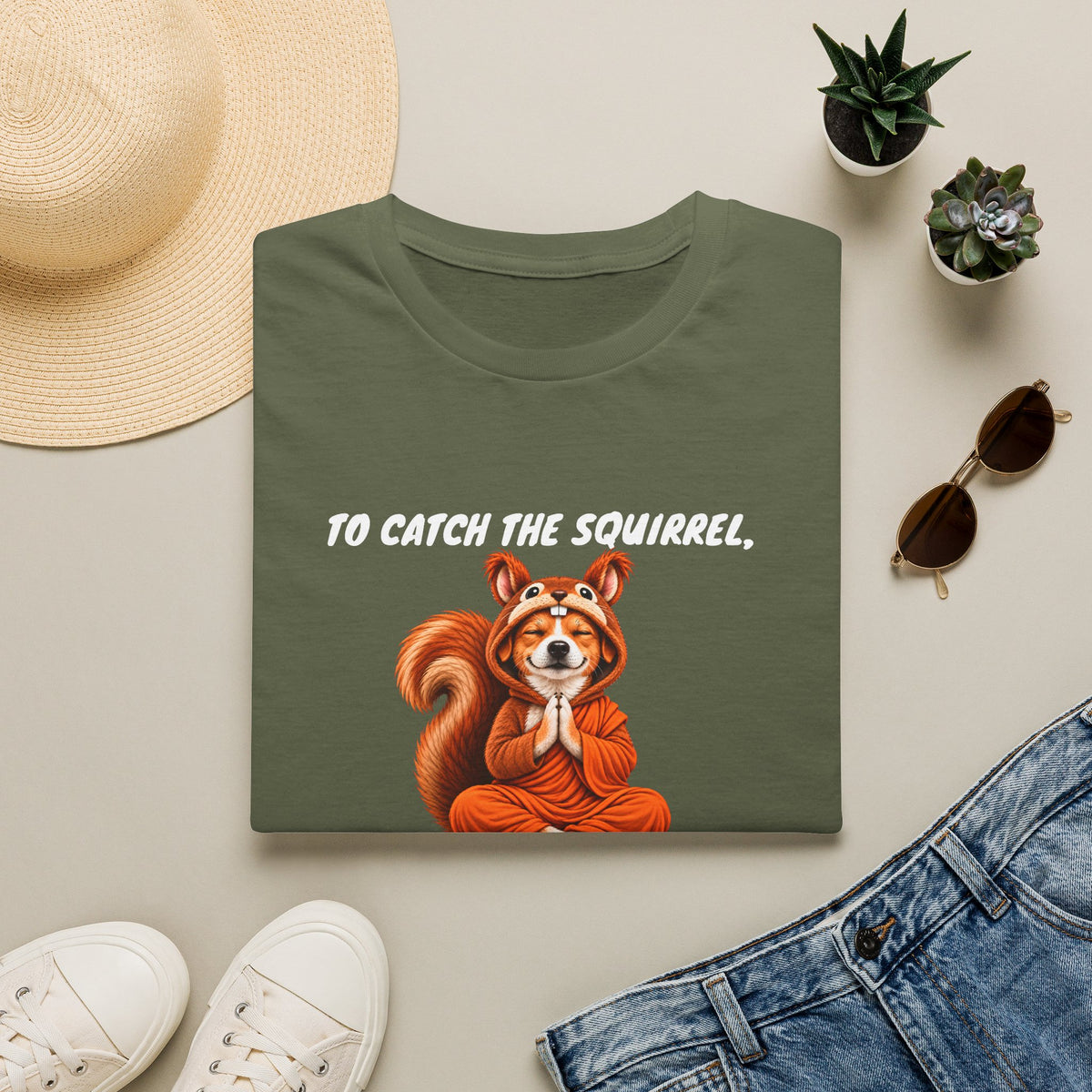 Good Boy's Guide to Enlightenment – To Catch the Squirrel –  Supersoft Unisex T-Shirt