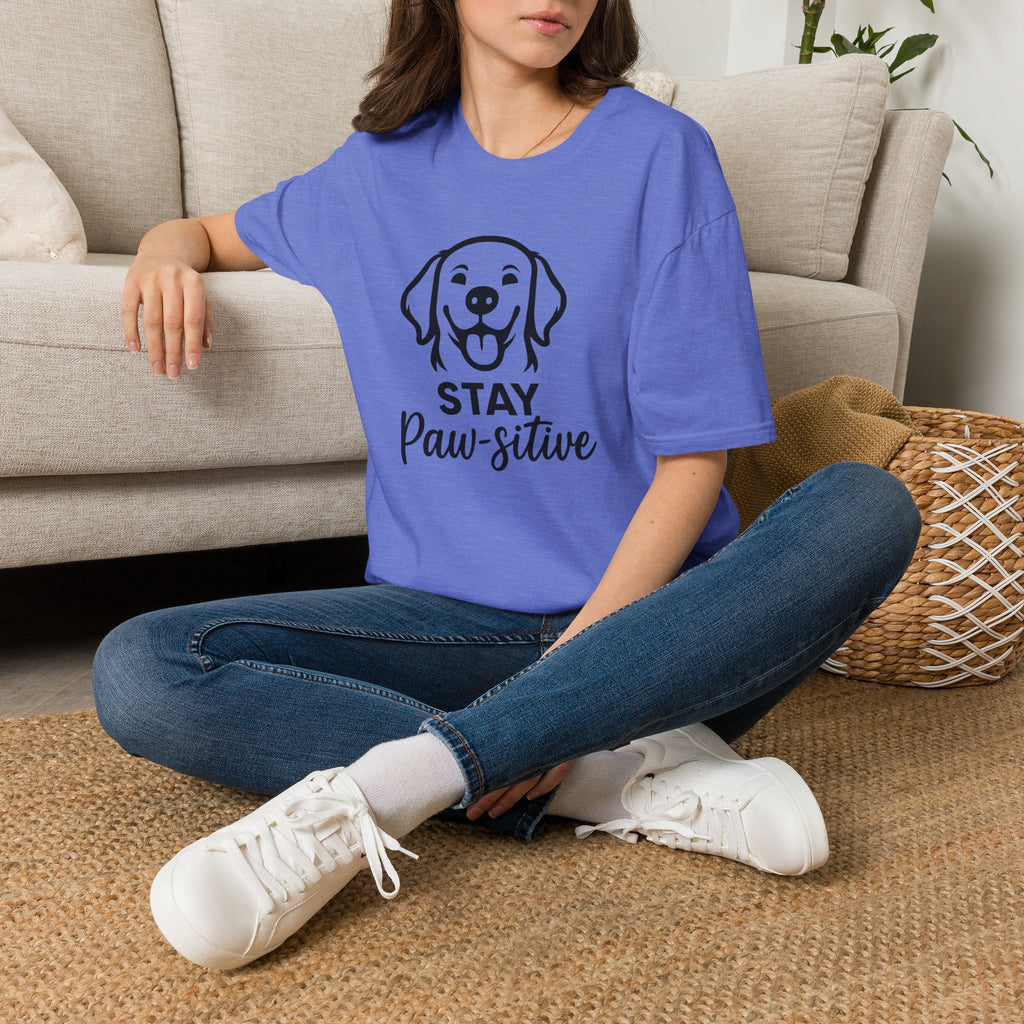 Stay Paw-sitive Labrador –  Supersoft Unisex T-Shirt