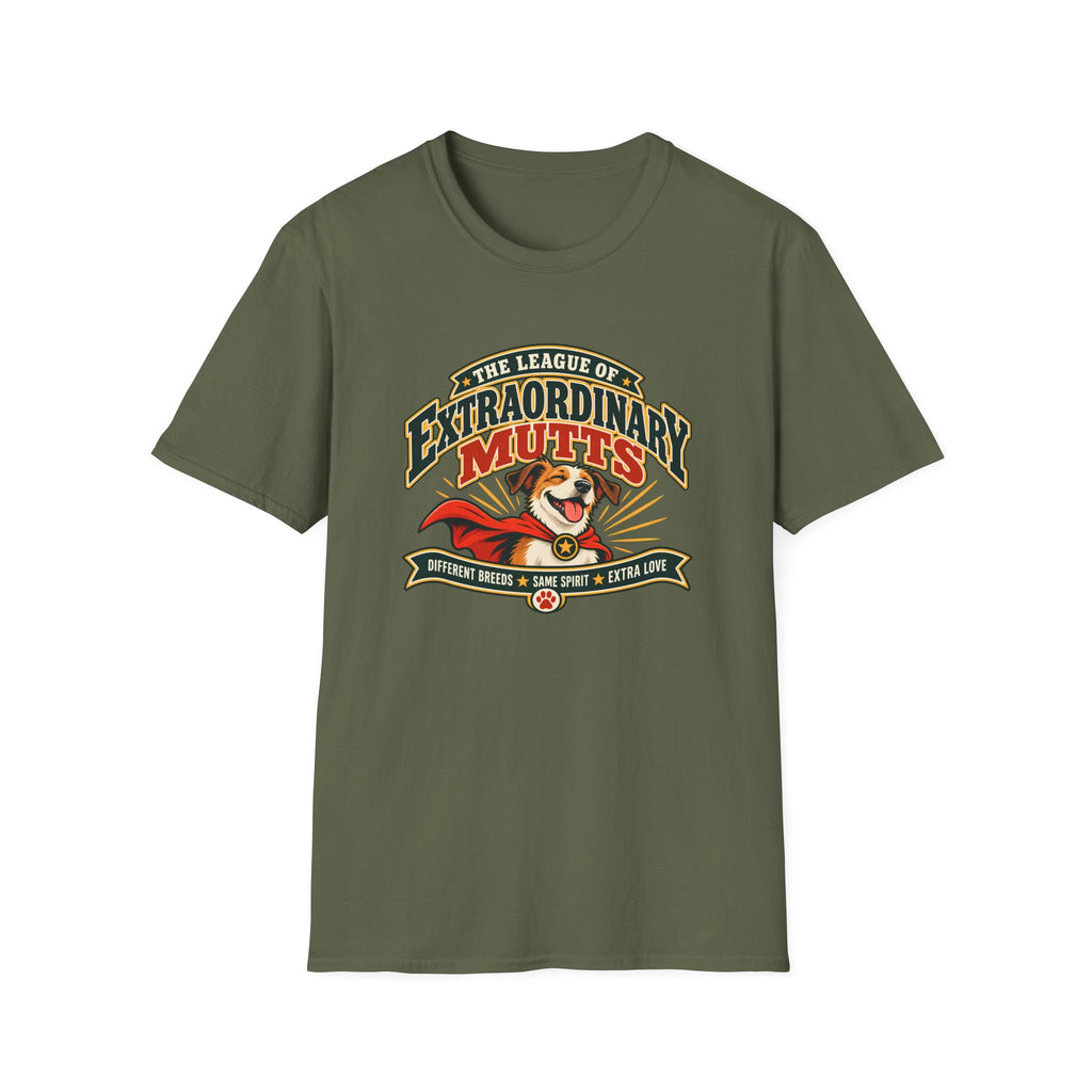 The League of Extraordinary Mutts - Supersoft Unisex T-shirt