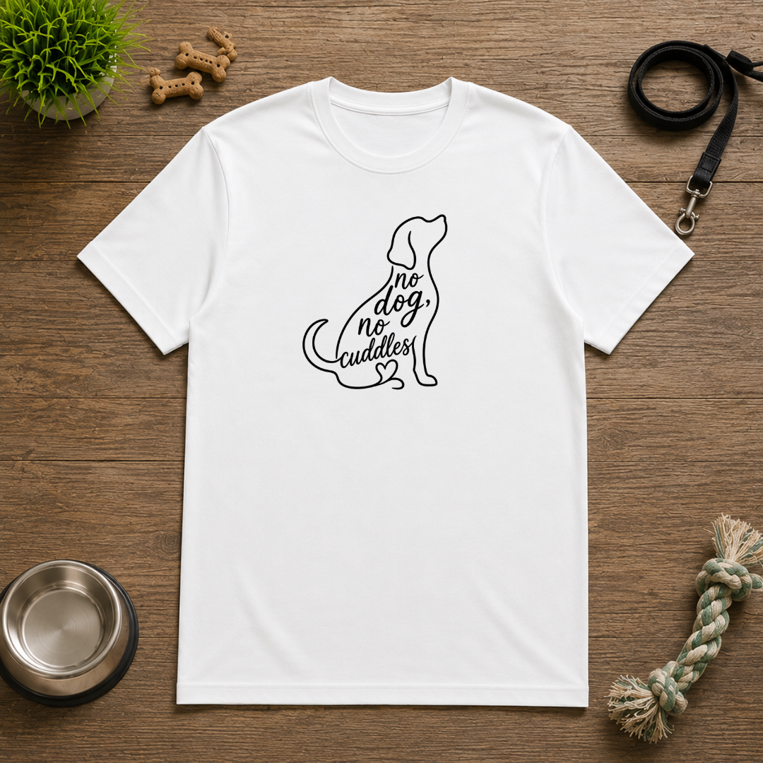 No Dog, No Cuddles - Unisex T-Shirt