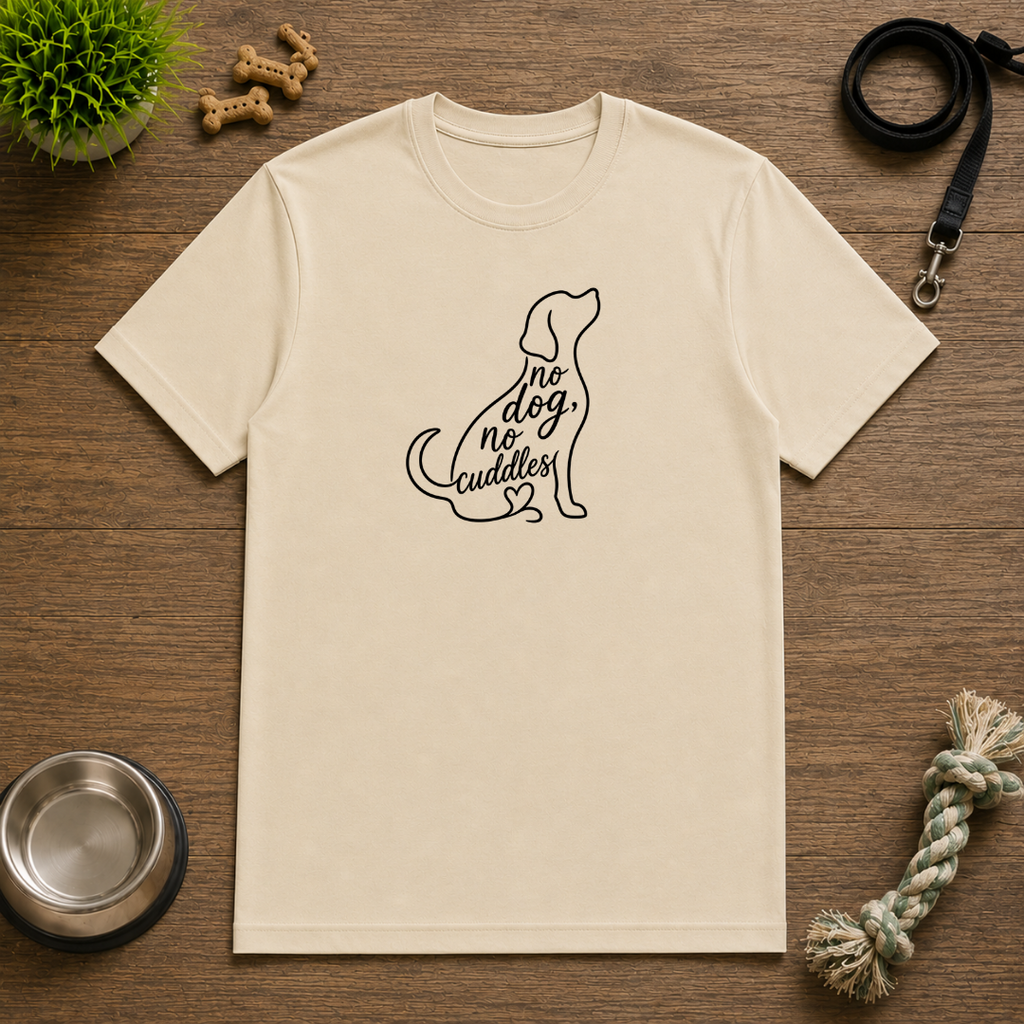 No Dog, No Cuddles - Unisex T-Shirt