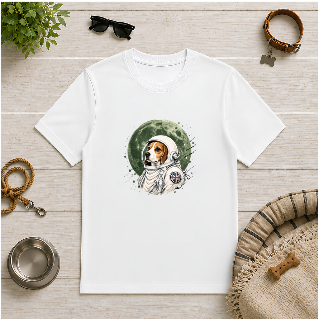 One Small Step for Dogkind – Beagle Astronaut T-Shirt