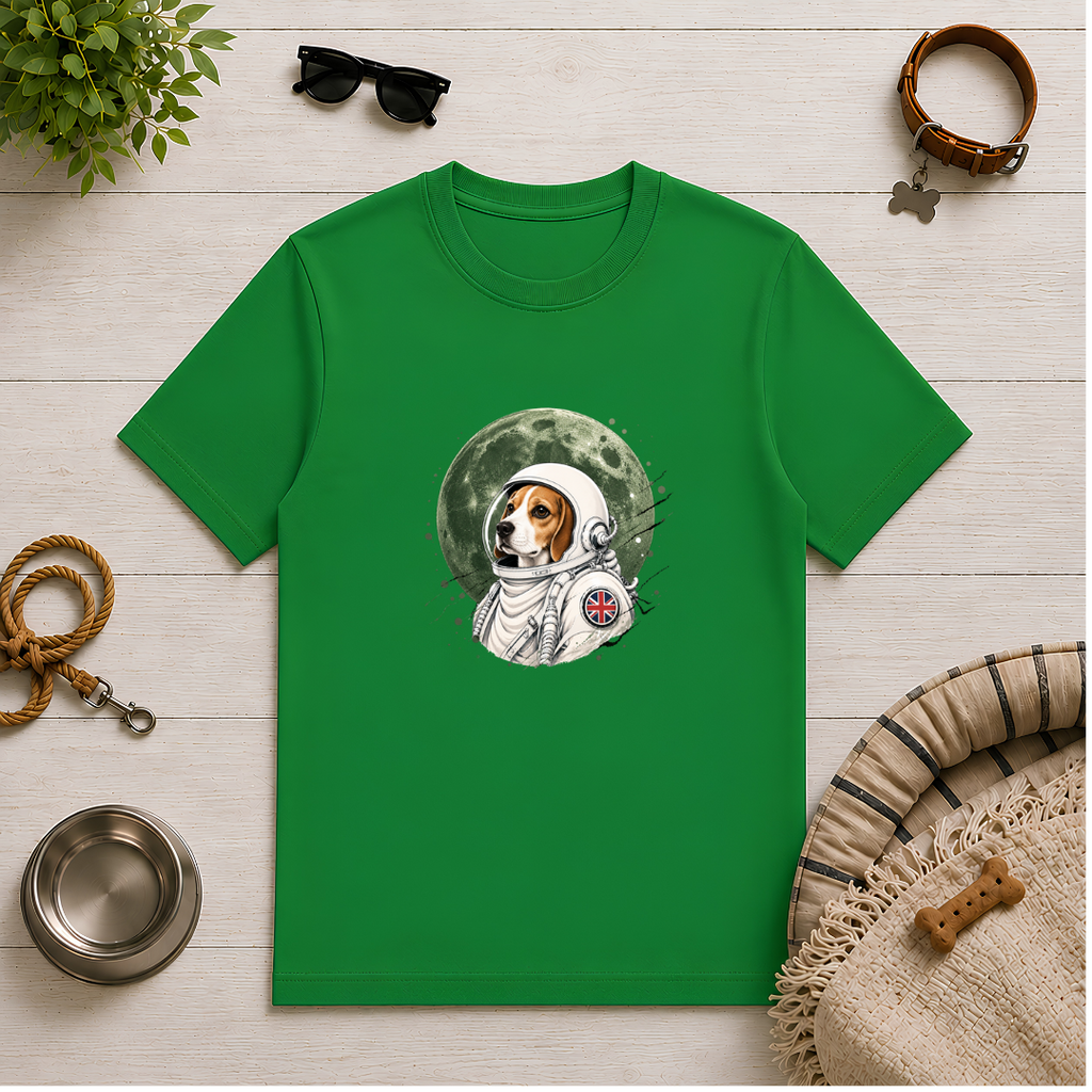 One Small Step for Dogkind – Beagle Astronaut T-Shirt